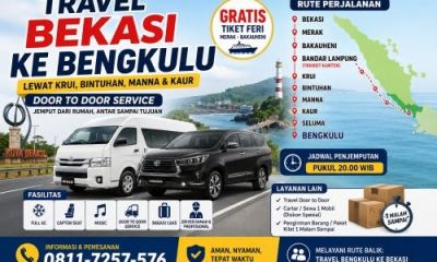 Travel Bekasi ke Bengkulu Lewat Krui, Bintuhan, Manna & Kaur