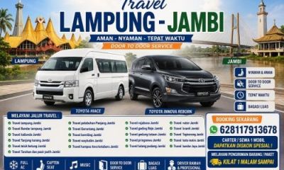 Travel Lampung Jambi Terbaik Harga Hemat Antar Jemput