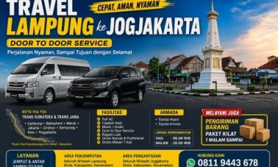 Travel Lampung ke Jogja PP Nyaman untuk Keluarga dan Bisnis